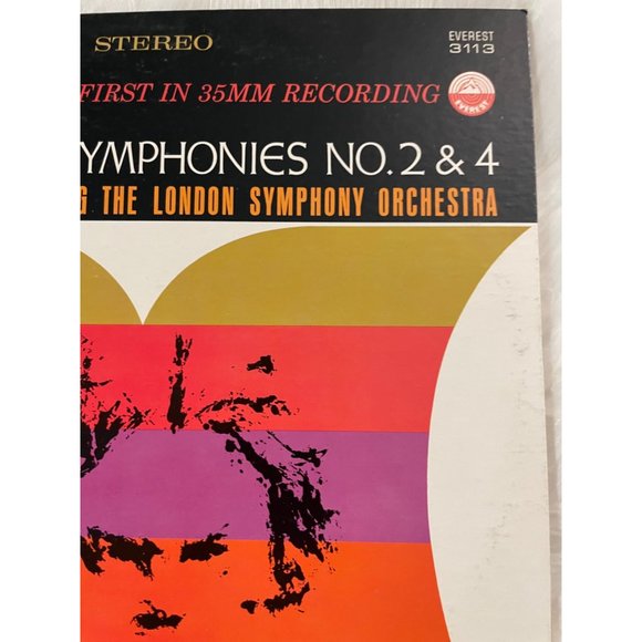 Classical Vinyl Beethoven Symphonies No. 2 and 4 Josef Krips Conducting London S - Picture 9 of 11